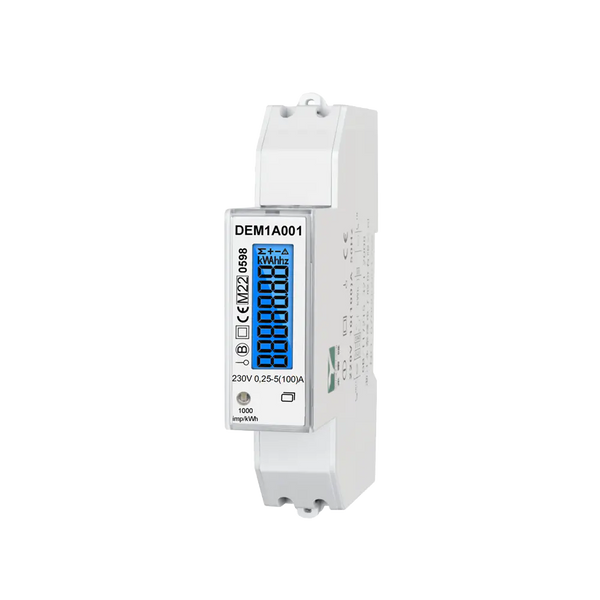 ROLEC KWH DIGITAL METER MID : 100AMP | 1MOD | 1PHASE | 1000IMP/ B V2