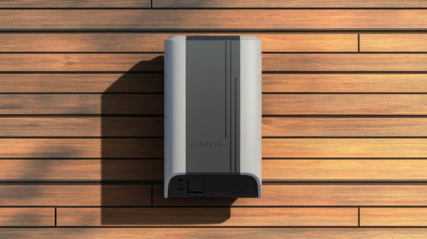 Andersen EV Quartz on a wooden wall
