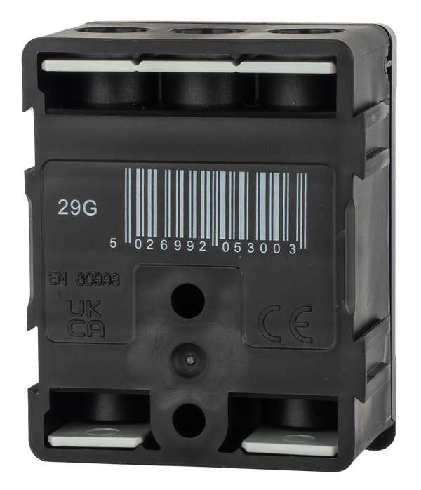 LEWDEN TERMINAL BLOCK: 5 WAY 100A | Black