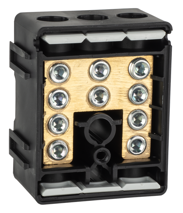 LEWDEN TERMINAL BLOCK: 5 WAY 100A | Black