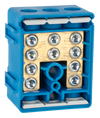 LEWDEN TERMINAL BLOCK: 5 WAY 100A | BLUE