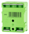 LEWDEN TERMINAL BLOCK: 5 WAY 100A | GREEN (EARTH)
