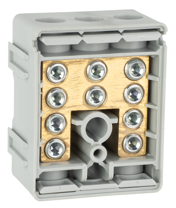 LEWDEN TERMINAL BLOCK: 5 WAY 100A | GREY