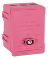LEWDEN TERMINAL BLOCK: 5 WAY 100A | BLOCK PINK (FUNCTIONAL EARTH)