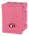LEWDEN TERMINAL BLOCK: 5 WAY 100A | BLOCK PINK (FUNCTIONAL EARTH)