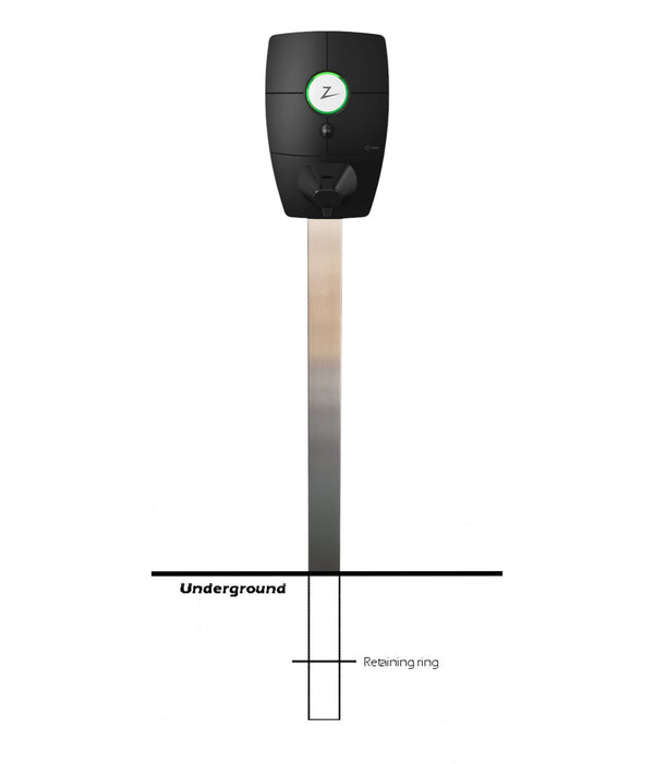 ZAPTEC PRO MOUNTING POST