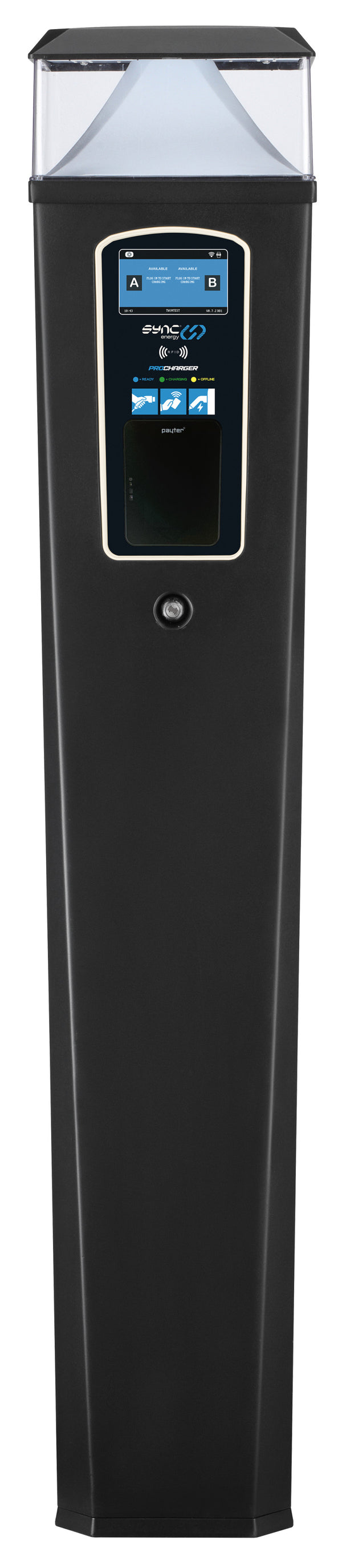 SYNC ENERGY PROCHARGER: 22kW | DUAL SOCKET | 4G | MID METER | LIGHT | PAY TERM