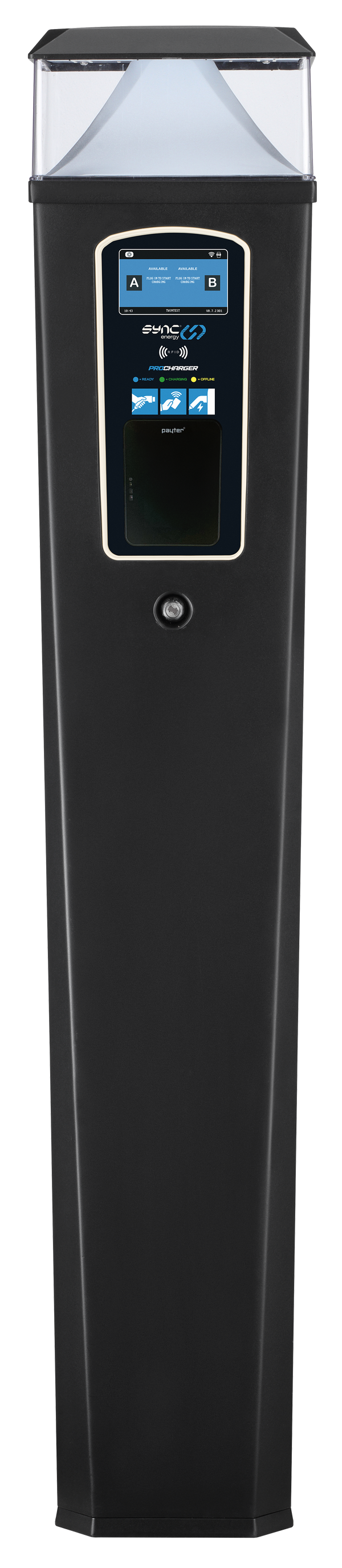 SYNC ENERGY PROCHARGER: 22kW | DUAL SOCKET | 4G | MID METER | LIGHT | PAY TERM