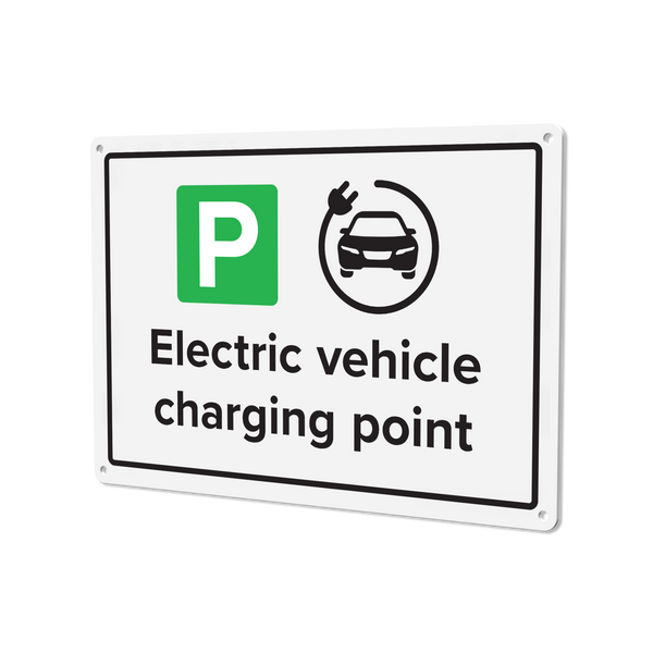 ROLEC EV CHARGING SIGN : A4 | ALUMINIUM | WALL MOUNTED