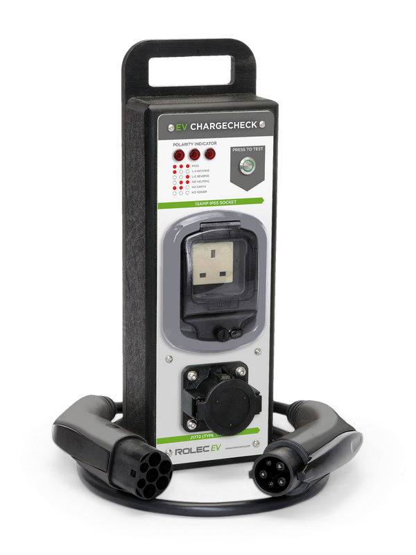 ROLEC CHARGECHECK : EV CHARGING UNIT TESTER | TYPE 1 & TYPE 2