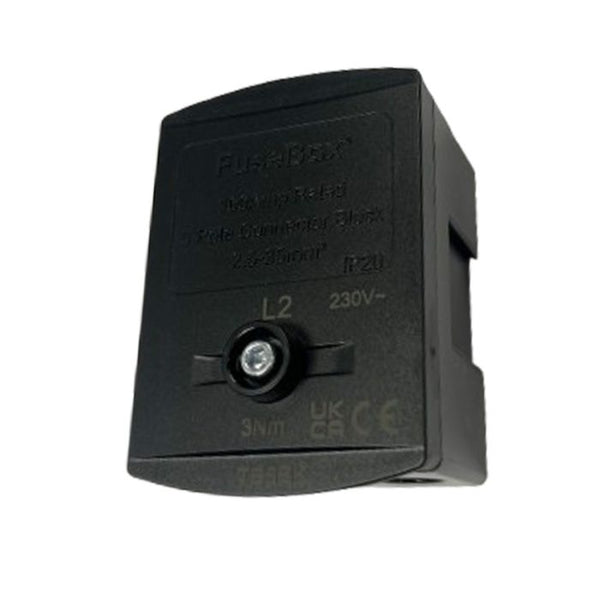 FUSEBOX CONNECTOR BLOCK: 5 POLE 100A | BLACK