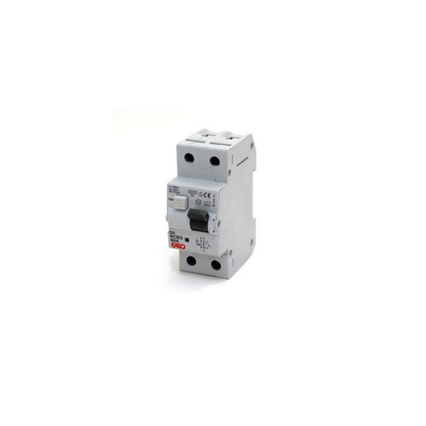 GARO RCBO 2 POLE 10kA: 6-40A | 2 MODULES | TYPE C