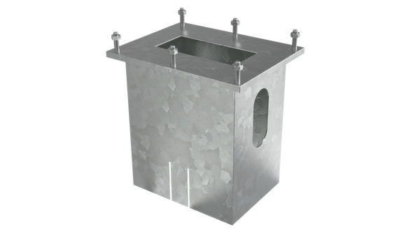 ROLEC GROUND MOUNTING BASE | PRE-GALV | TAP & CHARGE