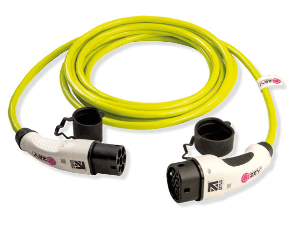 ZEV CHARGING CABLE: TYPE 2 TO TYPE 2 | 25M | SINGLE PHASE