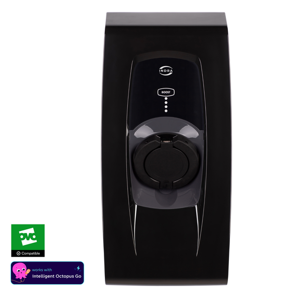 INDRA SMART PRO: SOCKET | 7.4kW | BLACK