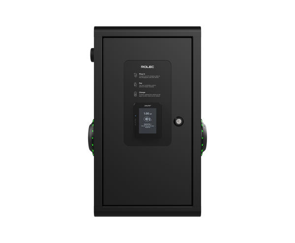 ROLEC SECURICHARGE : 7.4KW OR 22KW | PAY TERM | WALL MOUNT | DUAL SOCKET