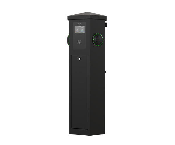 ROLEC HEX PEDESTAL : DUAL AND QUAD SOCKET | 7.4KW | LCD