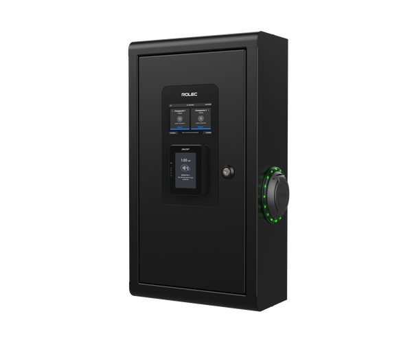 ROLEC SECURICHARGE : 7.4KW OR 22KW | PAY TERMINAL | DUAL SOCKET