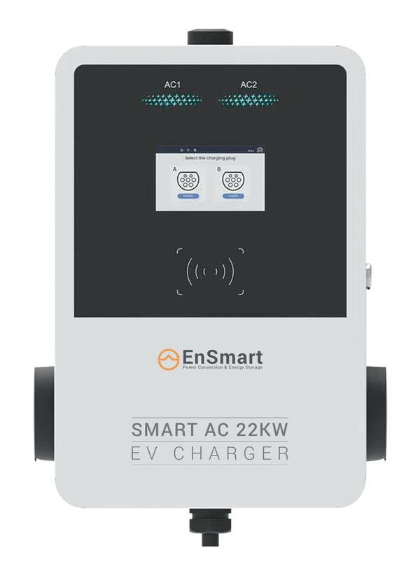 ENSMART SMARTAC: 22kW | DUAL SOCKET OR DUAL TETHERED