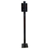 ZAPTEC GO VALUE PEDESTAL SQUARE WITH PLINTH
