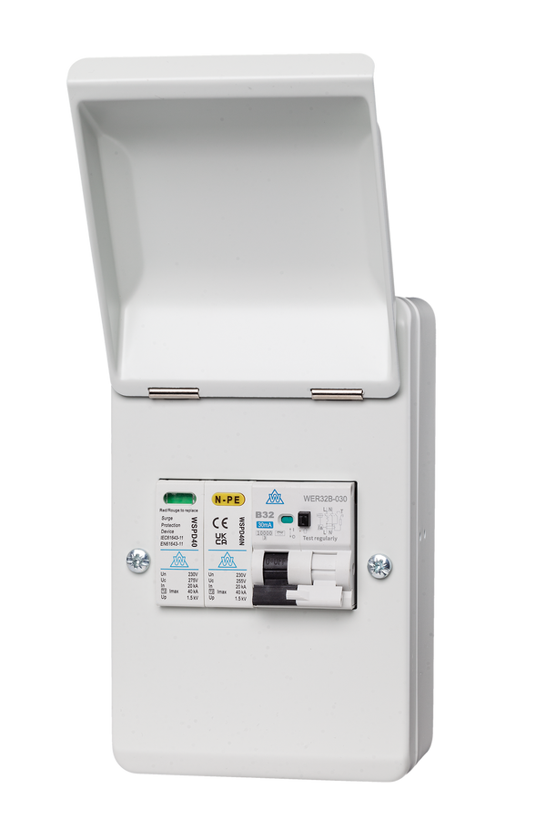 WCED 4-WAY A TYPE RCBO C CURVE+SURGE PROTECTION