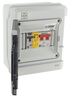 LEWDEN EV CONSUMER UNIT: TYPE A BI-DIRECTIONAL RCCB/RCBO | 40A | SPD | POLYCARBONATE IP65