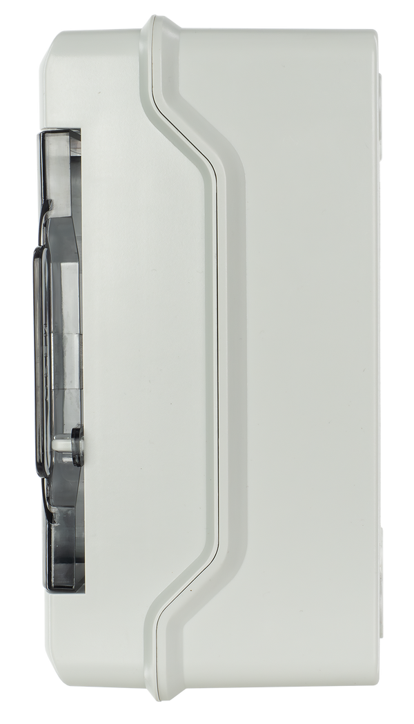 LEWDEN EV CONSUMER UNIT: TYPE A BI-DIRECTIONAL RCCB/RCBO | 40A | SPD | POLYCARBONATE IP65