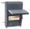 LEWDEN EV CONSUMER UNIT: TYPE A RCCB | 40A | SPD | METAL | IP65
