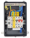LEWDEN EV CONSUMER UNIT: TYPE A RCCB | 40A | SPD | METAL | IP65