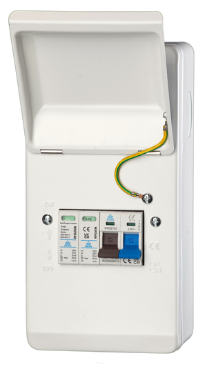 WCED 4 MODULE LARGER ENCLOSURE WITH MAIN SWITCH+SURGE
